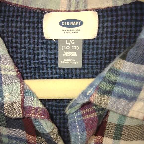 Plaid lined shirt 10/12 - Picture 6 of 7